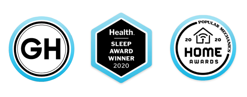 Image of Good Housekeeping, Health Magazine, and Popular Mechanics Award Icons