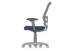 An illustration of the office chair