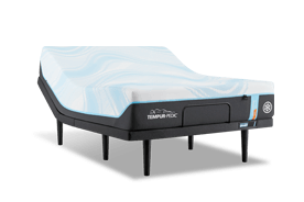 Breeze mattress on an adjustable base