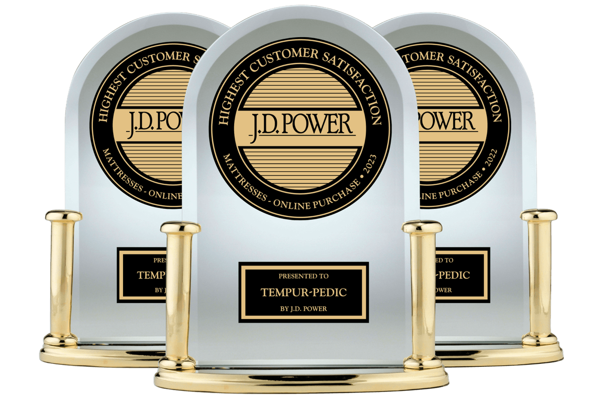 JD Power trophies for the 2023 online win.