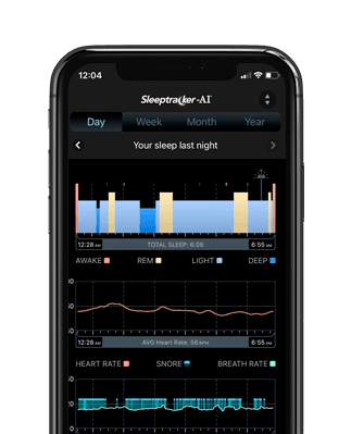 Sleeptracker Sleep Analysis App View