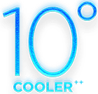 10 Degrees Cooler Icon - Small Screens